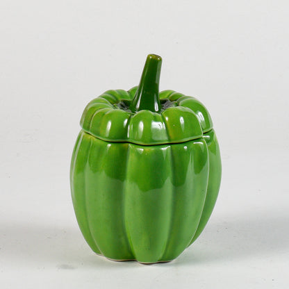 vaso a forma di peperone verde