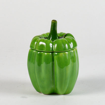 vaso a forma di peperone verde