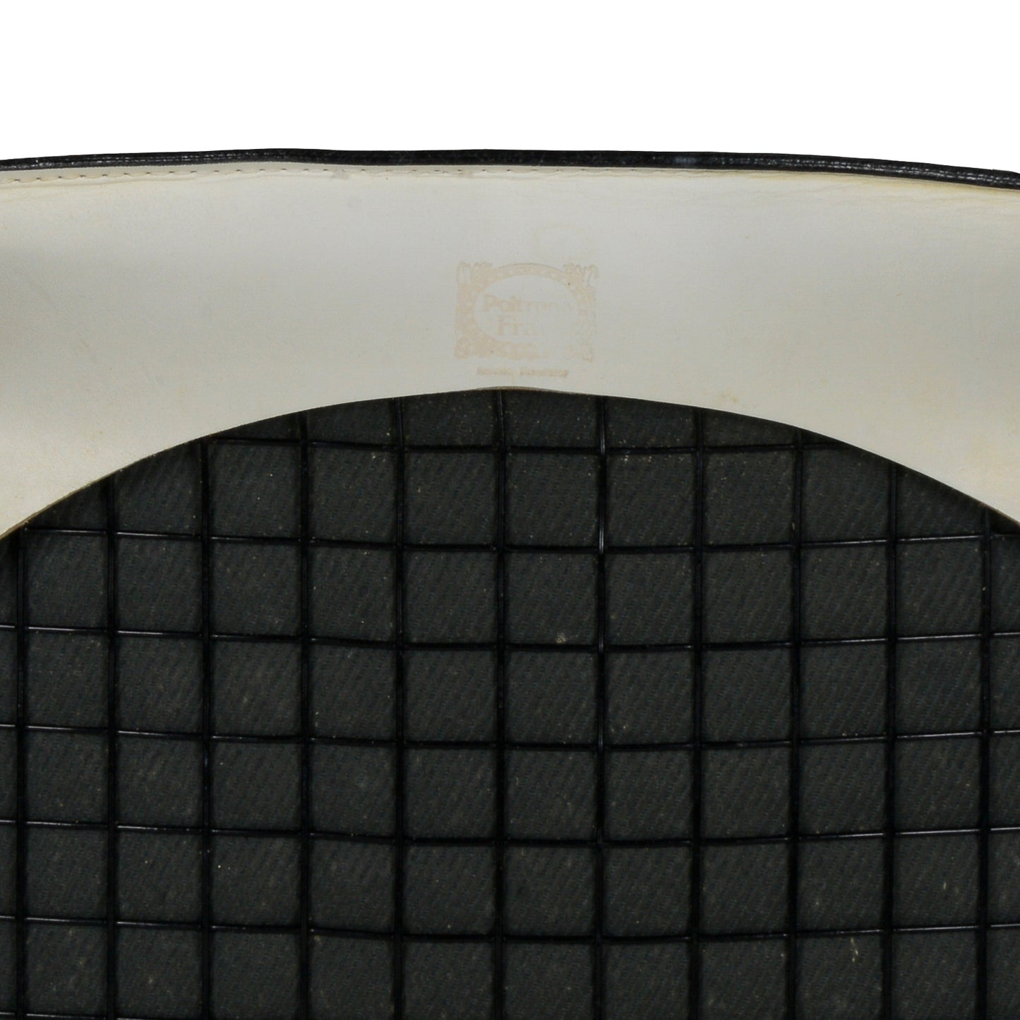 Sedia  in pelle bianca modello Ribot Poltrone  Frau  Italia 1980