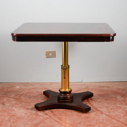 Tavolo Da Gioco Con Martinetto Alzabile Anni 1980