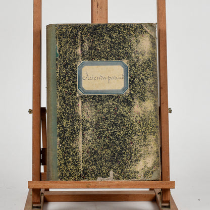 Libro contabile del primo novecento