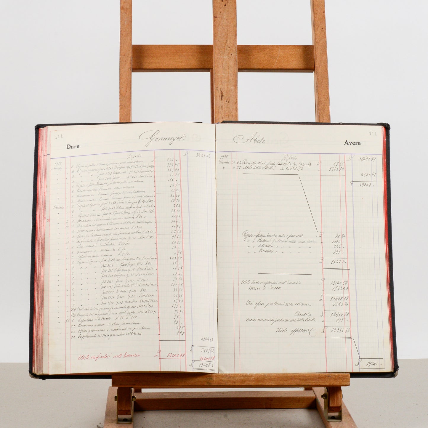 Libro mastro amministrazione registro dare avere