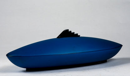 vassoio in plastica ART DECO'  con coperchi raffigura sagoma pesce in plastica con piccoli segni