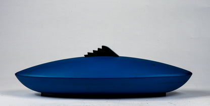 vassoio in plastica ART DECO'  con coperchi raffigura sagoma pesce in plastica con piccoli segni