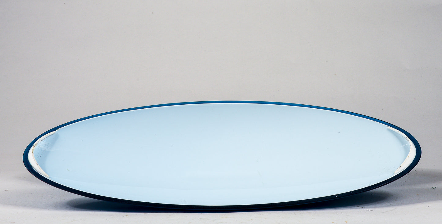 vassoio in plastica ART DECO'  con coperchi raffigura sagoma pesce in plastica con piccoli segni