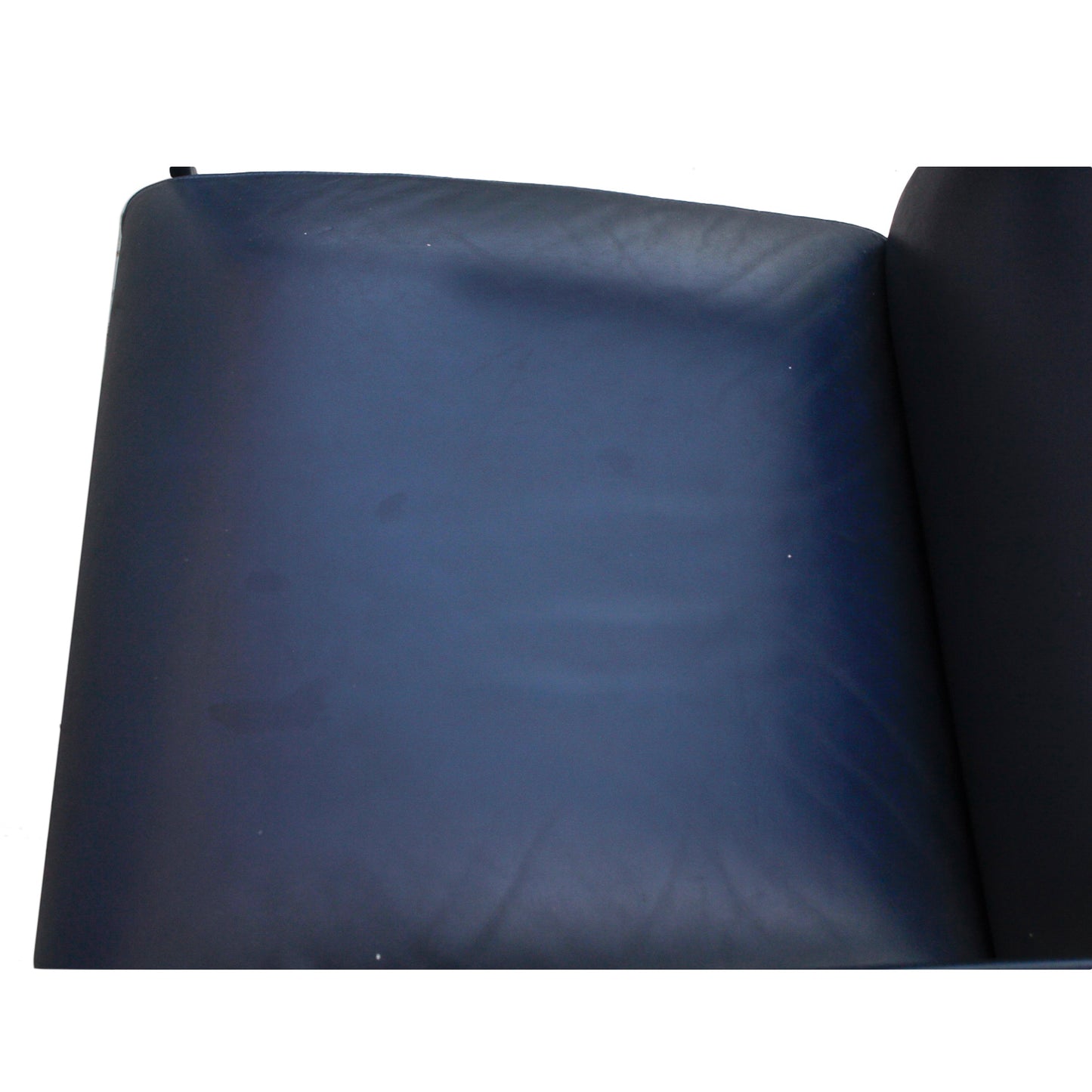 POLTRONA RECLINABILE IN PELLE BLU MARCATA VERZELLONI