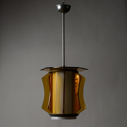 Lampadario vetro vintage anni 60