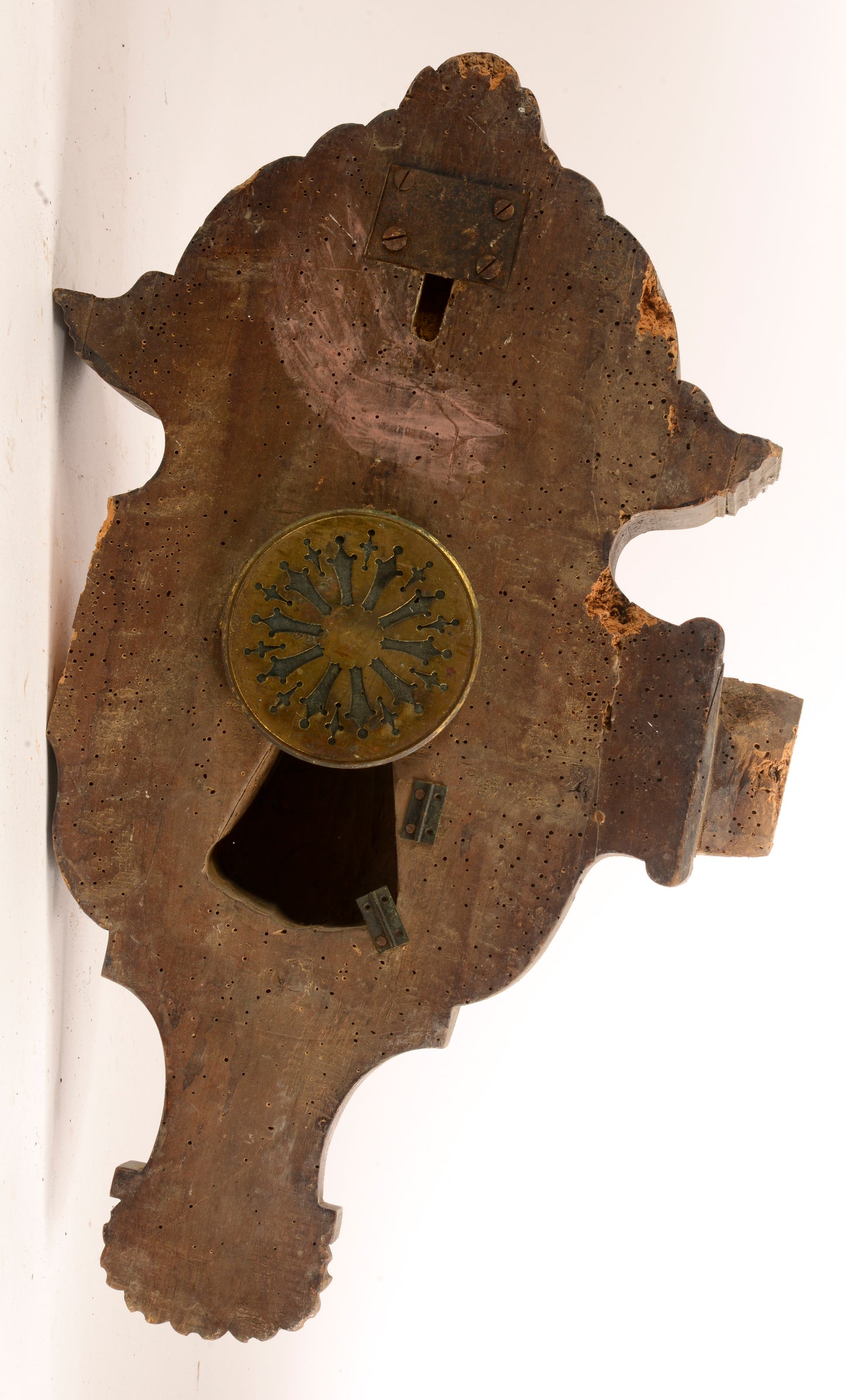 Orologio antico da muro epoca fine 800 non funzionante