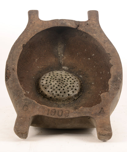 VASCHETTA LAVANDINO IN LEGNO CON DATA INCISA 1909