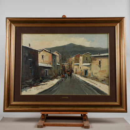 Quadro dipinto olio su tela firmato A. Iannicelli