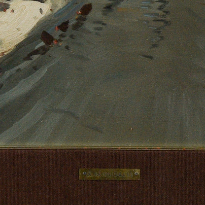 Quadro dipinto olio su tela firmato A. Iannicelli