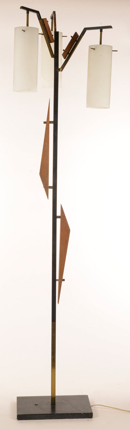 Piantana vintage  lampada da terra Stilnovo 1970