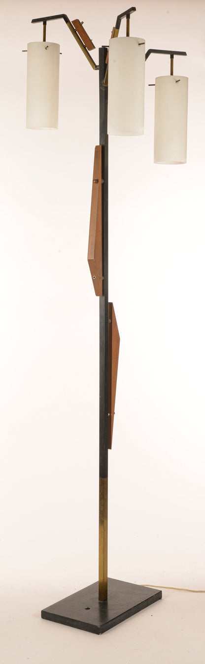 Piantana vintage  lampada da terra Stilnovo 1970