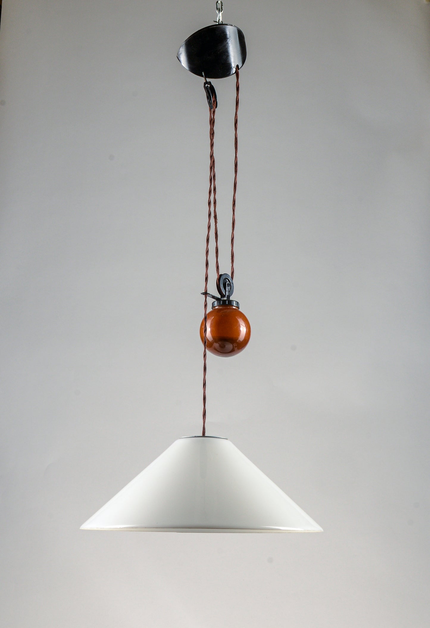 Lampadario a sospensione postmoderna di Enzo Mari & Giancarlo Fassina per Artemide 1970