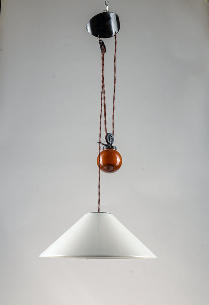 Lampadario a sospensione postmoderna di Enzo Mari & Giancarlo Fassina per Artemide 1970