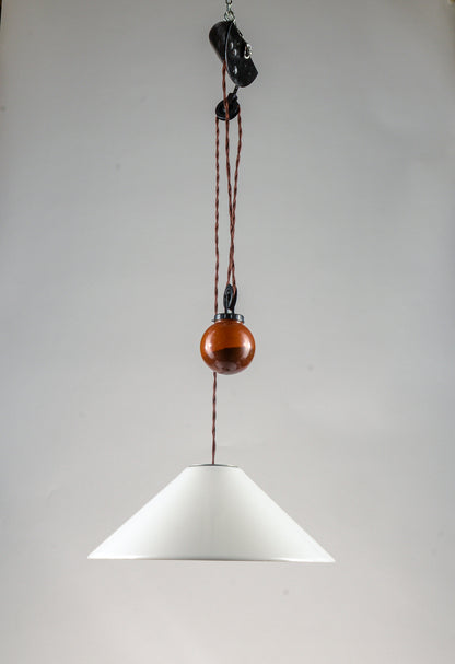 Lampadario a sospensione postmoderna di Enzo Mari & Giancarlo Fassina per Artemide 1970