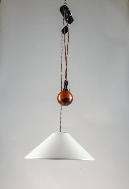 Lampadario a sospensione postmoderna di Enzo Mari & Giancarlo Fassina per Artemide 1970