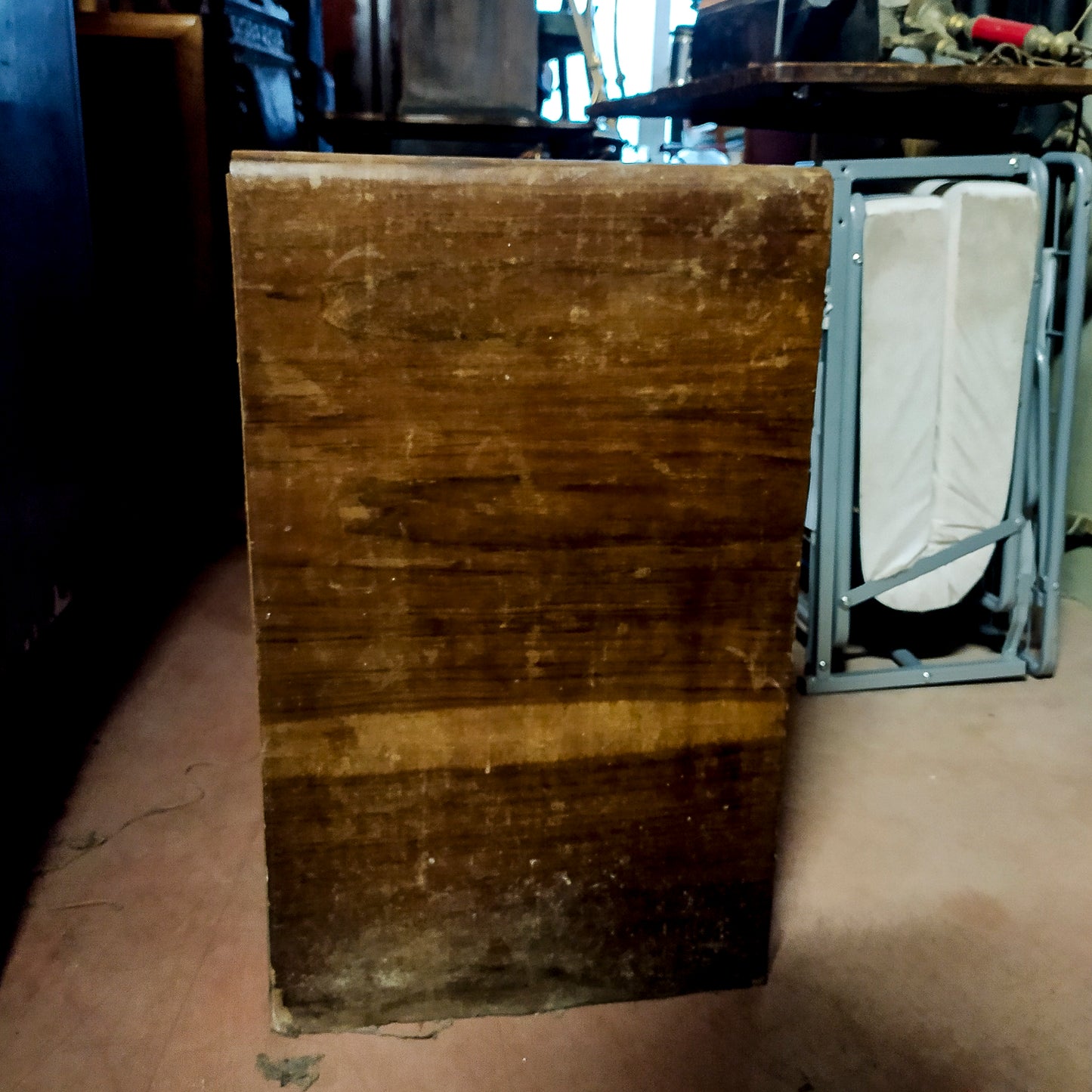 Mobile comodino art deco con vano a giorno Italia 1940 da restaurare