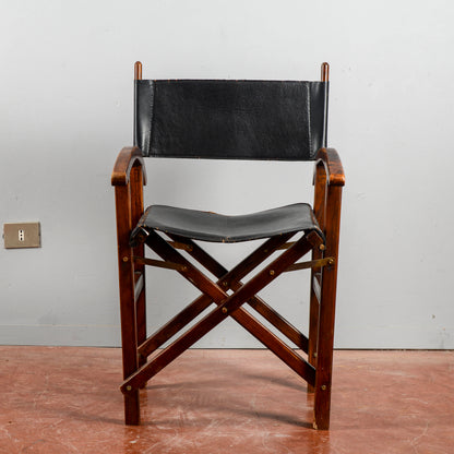Poltrona Vintage Richiudibile Da Regista XX Secolo