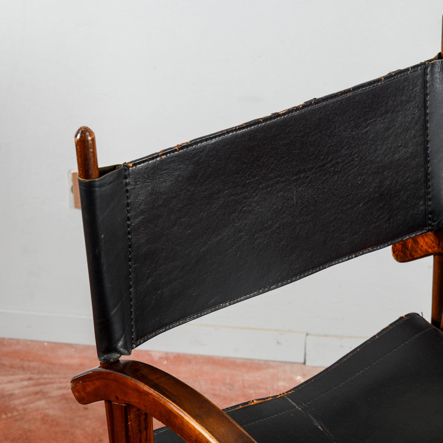 Poltrona Vintage Richiudibile Da Regista XX Secolo
