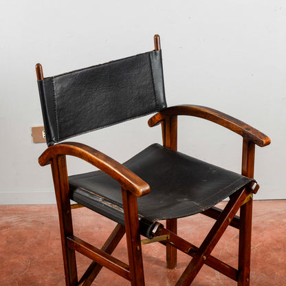 Poltrona Vintage Richiudibile Da Regista XX Secolo