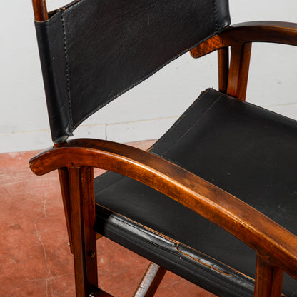 Poltrona Vintage Richiudibile Da Regista XX Secolo