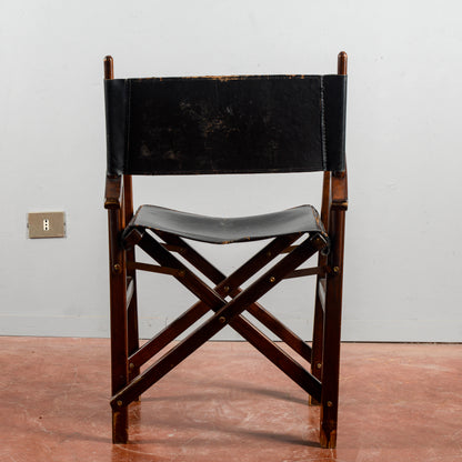 Poltrona Vintage Richiudibile Da Regista XX Secolo
