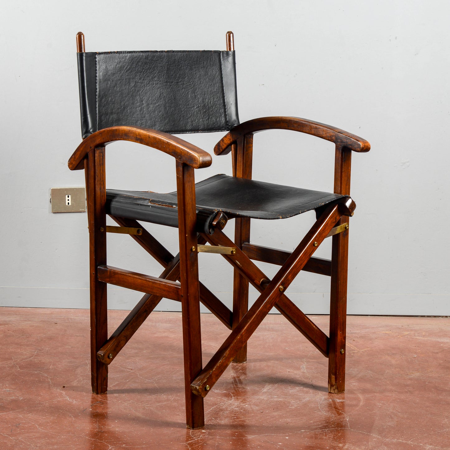 Poltrona Vintage Richiudibile Da Regista XX Secolo