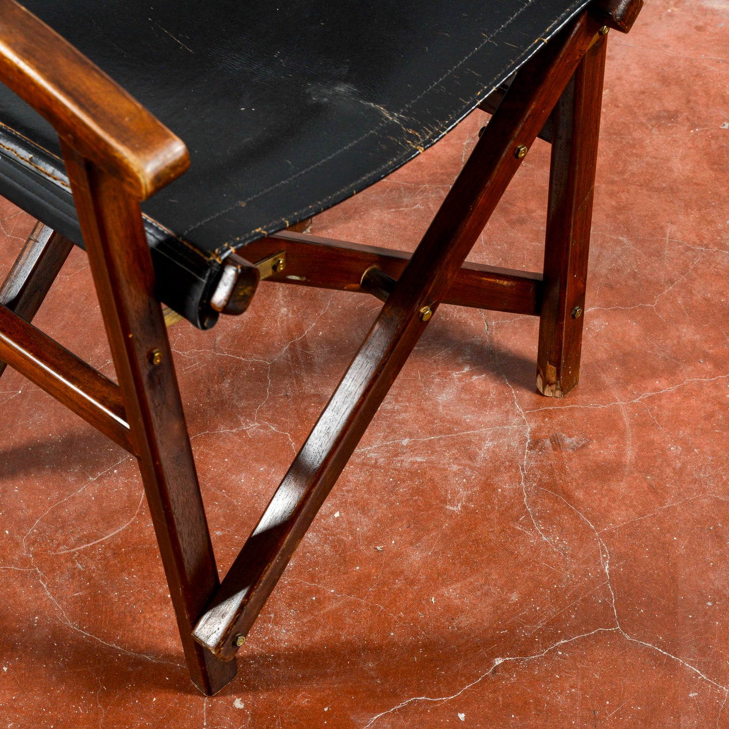 Poltrona Vintage Richiudibile Da Regista XX Secolo