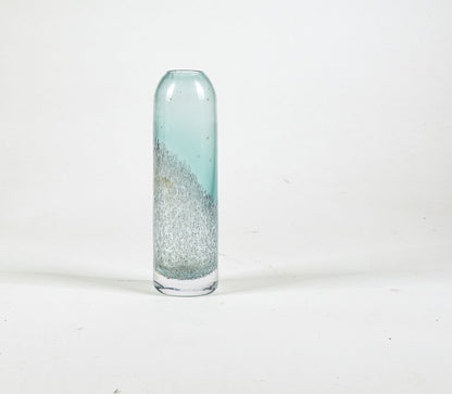 Vaso Art Deco in vetro di Murano soffiato verde, Italia, anni 20