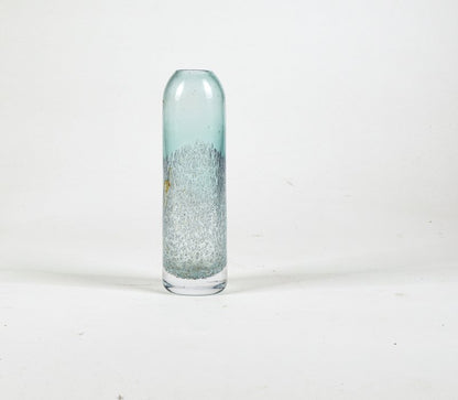 Vaso Art Deco in vetro di Murano soffiato verde, Italia, anni 20