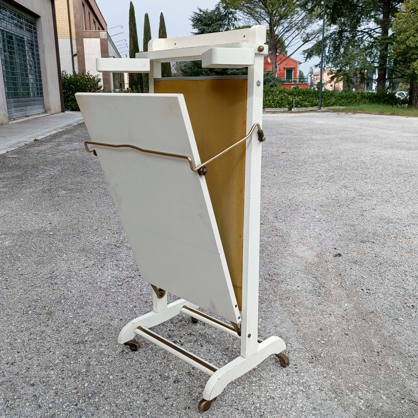 Appendiabiti bianco stira pantaloni Fratelli Reguitti  anni 60