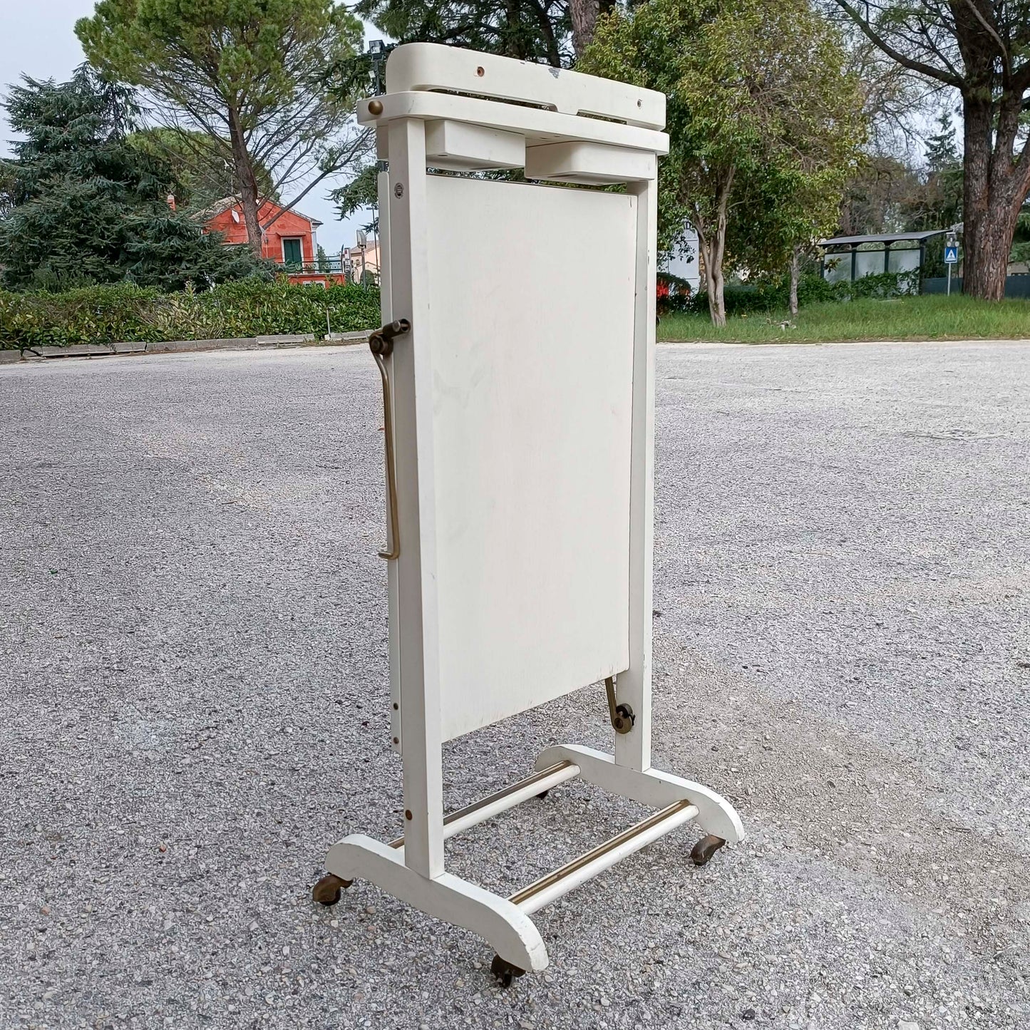 Appendiabiti bianco stira pantaloni Fratelli Reguitti  anni 60