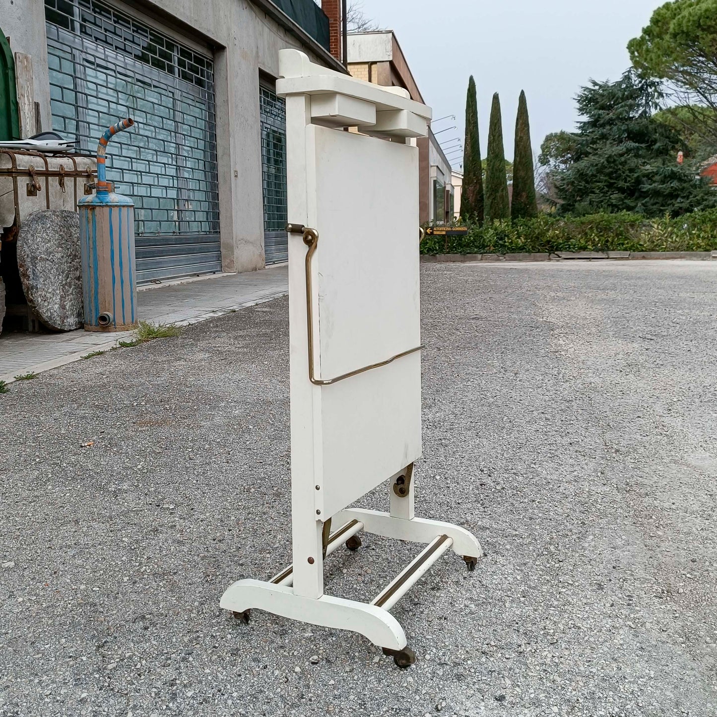 Appendiabiti bianco stira pantaloni Fratelli Reguitti  anni 60