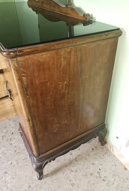 Credenza stile chippendale con specchio Italia 1940