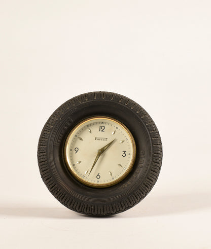 Orologio pubblicitario da tavolo Pirelli 1950 / 60