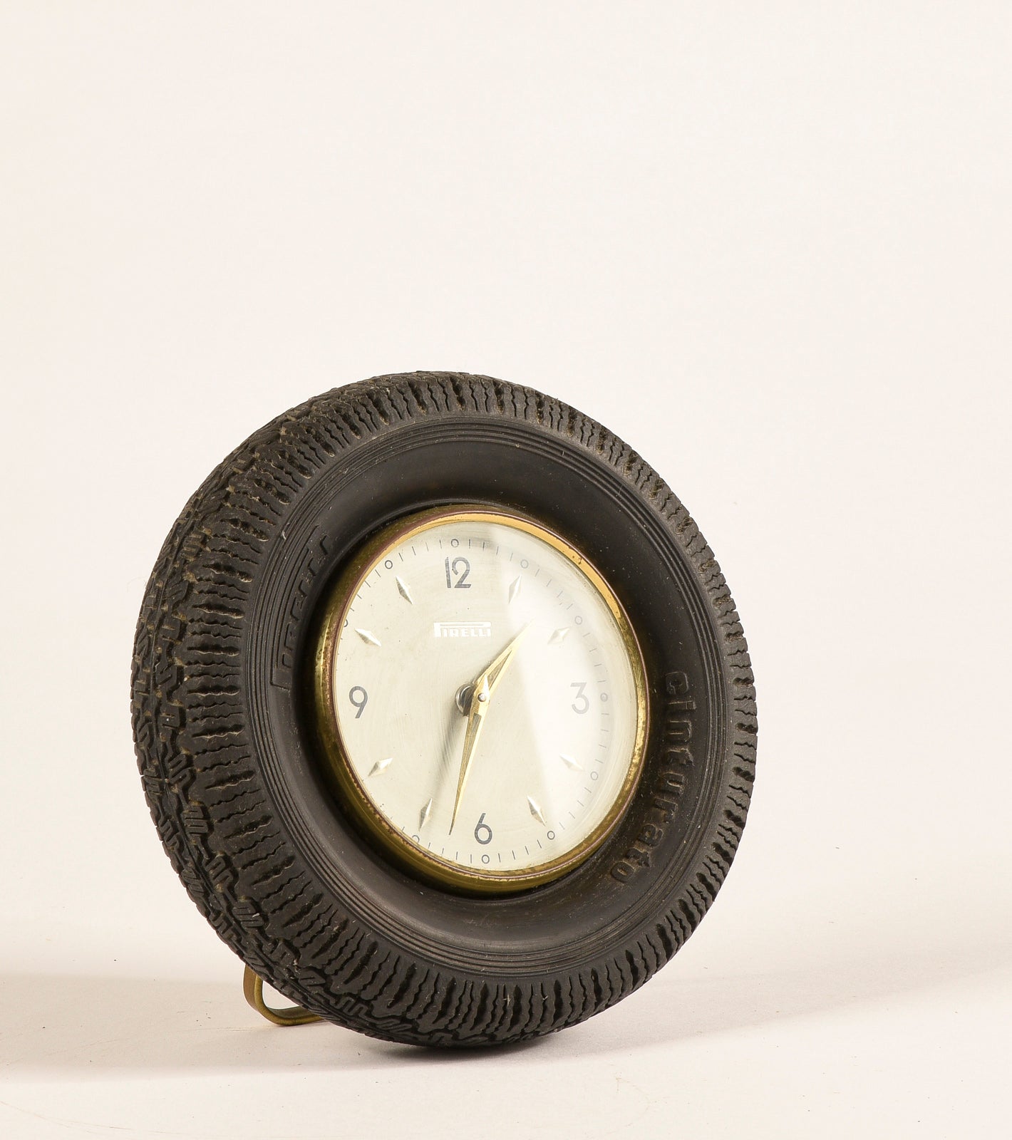 Orologio pubblicitario da tavolo Pirelli 1950 / 60