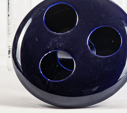 Lampada futurista  in ceramica e vetro  Italia 1970