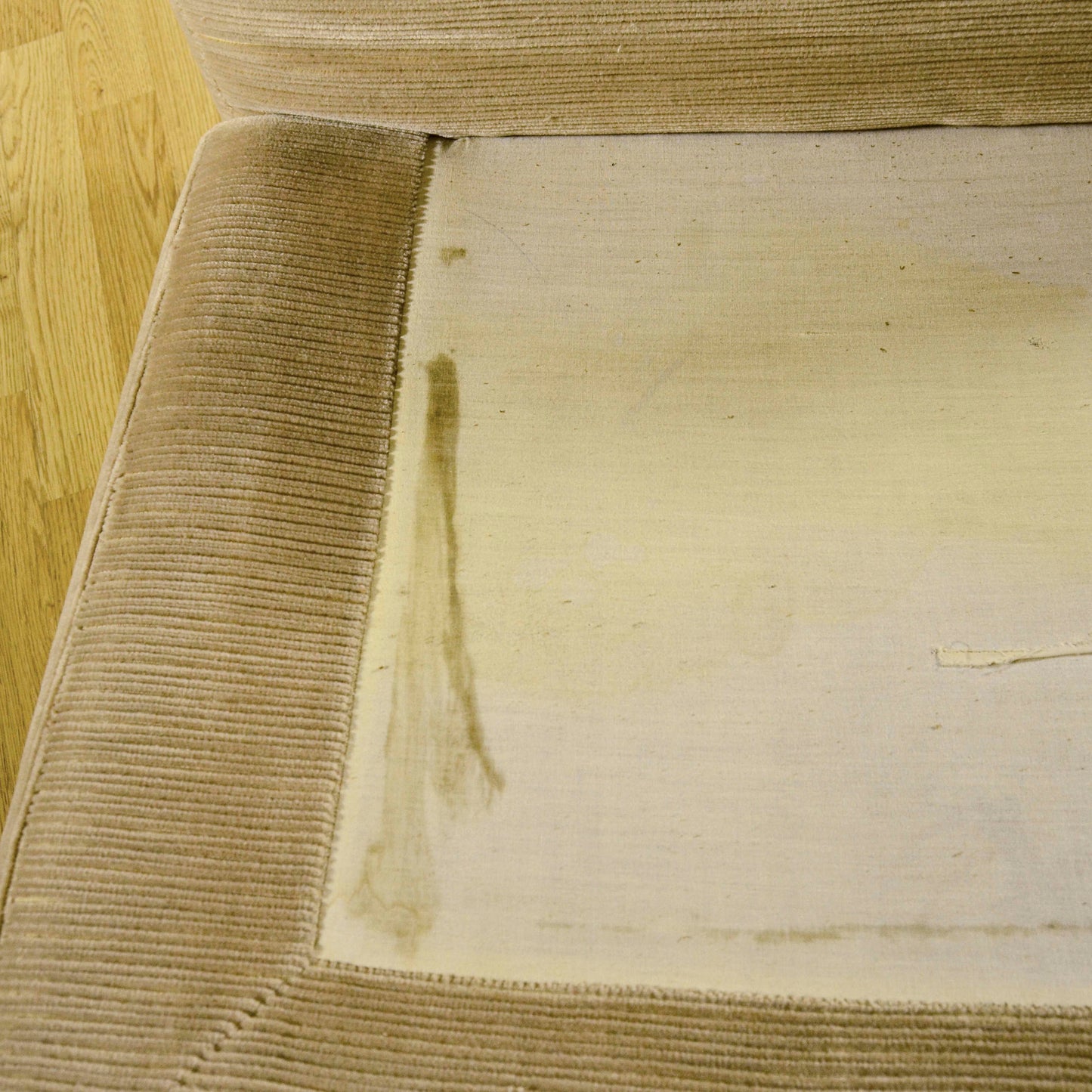 Poltrona Lounge Amanta Di Mario Bellini X CeB Italia In Velluto A Coste Beige E Scocca In Fibra Di Vetro Anni 70