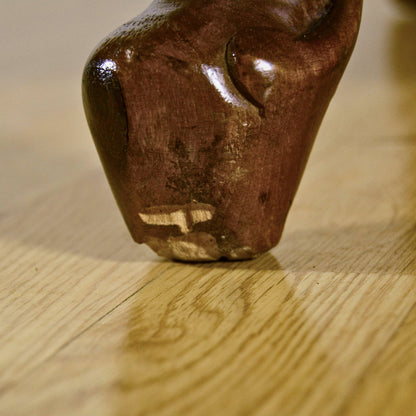 Coppia Di Poltrone Capitone In Legno Intagliato E Velluto Stile Luigi Filippo Fine 800
