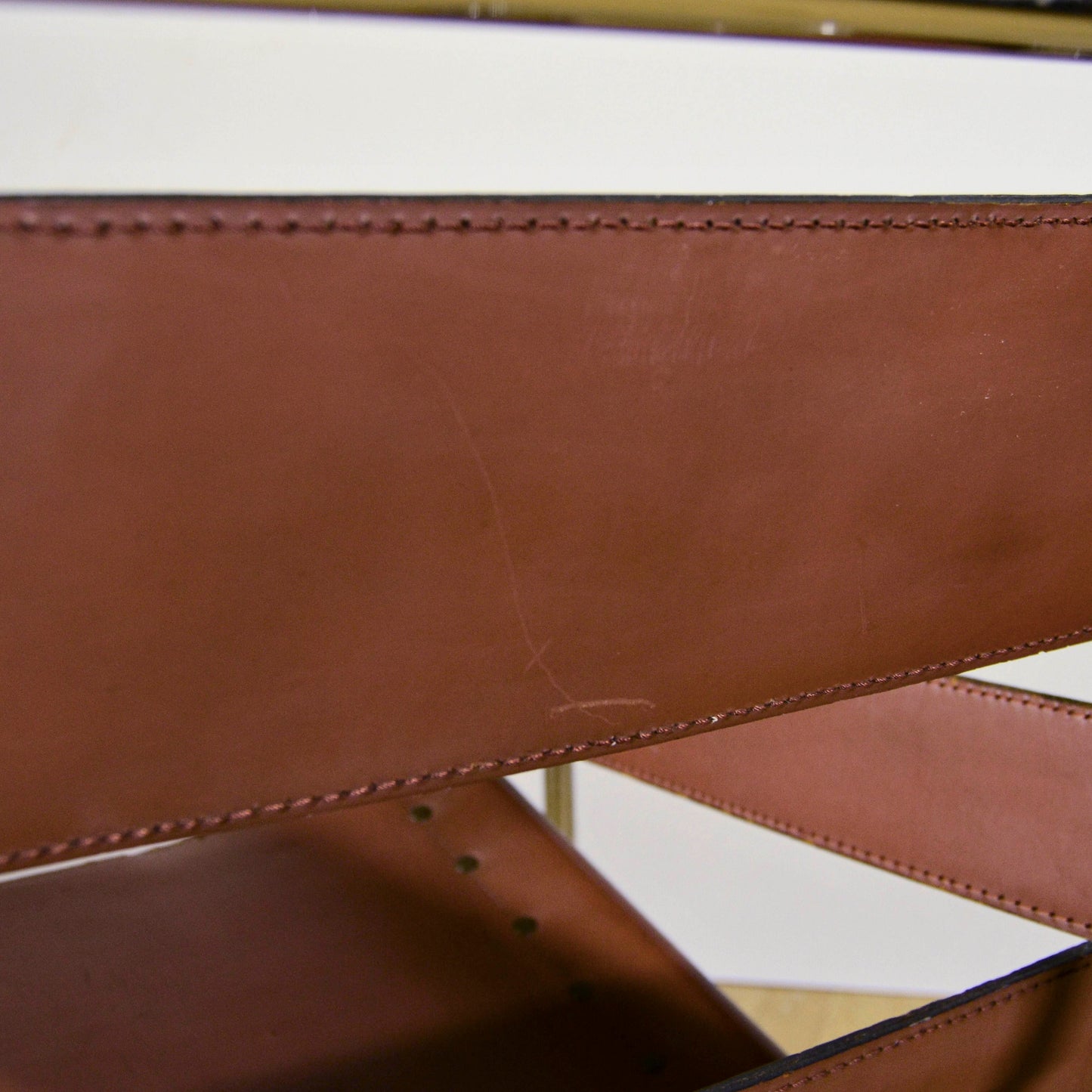 Poltrona Wassily Modell B3 Pelle Cognac M. Breuer X Knoll Anni 40