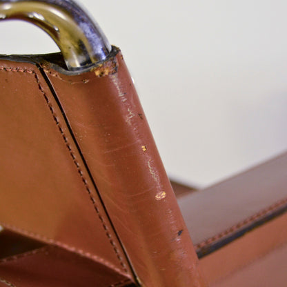 Poltrona Wassily Modell B3 Pelle Cognac M. Breuer X Knoll Anni 40