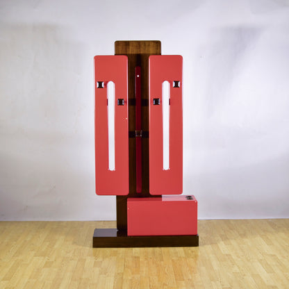 Appendiabiti Rosso Space Age Di Luigi Sormani Anni 70