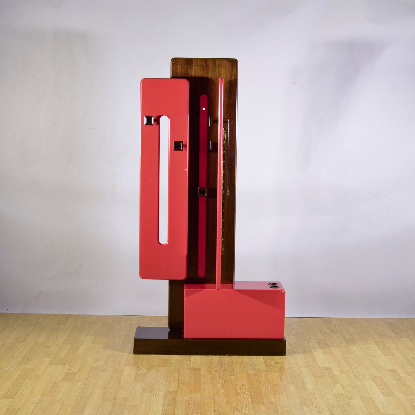 Appendiabiti Rosso Space Age Di Luigi Sormani Anni 70