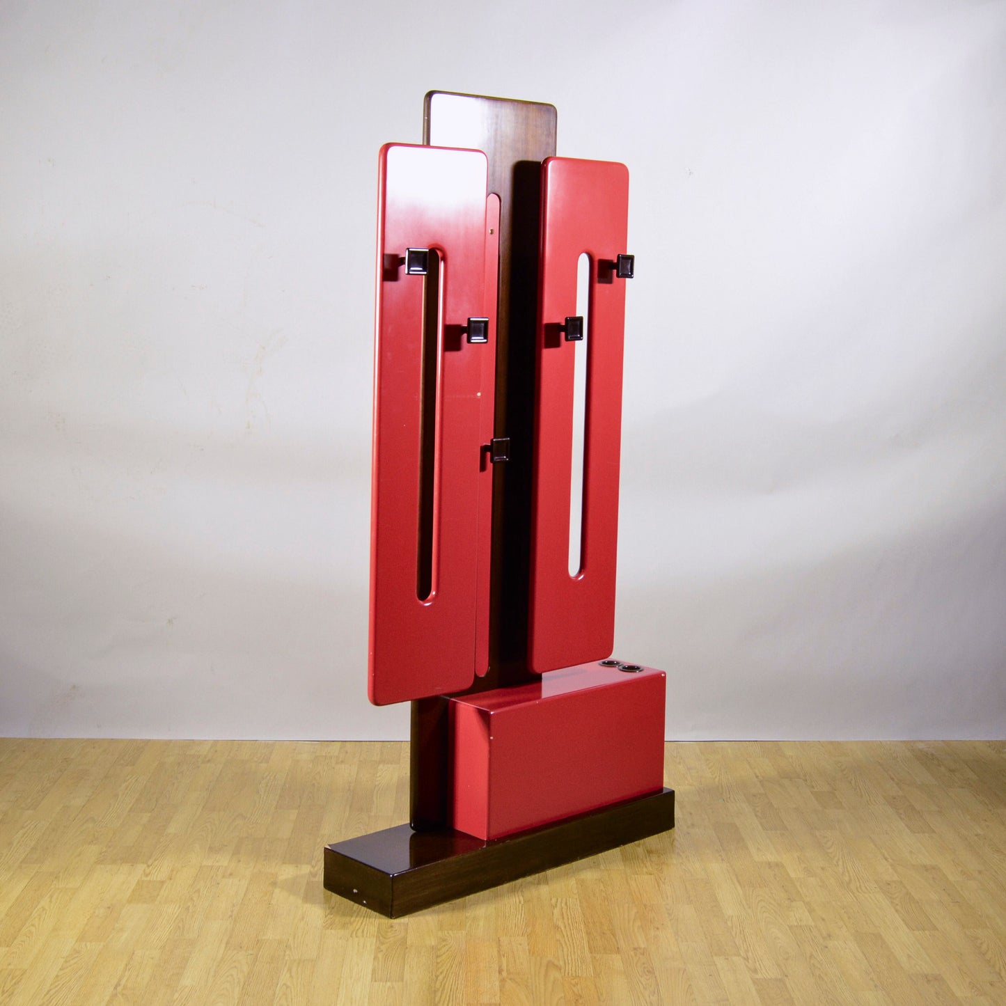 Appendiabiti Rosso Space Age Di Luigi Sormani Anni 70
