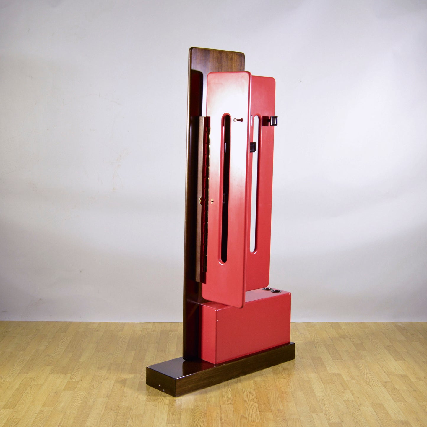 Appendiabiti Rosso Space Age Di Luigi Sormani Anni 70