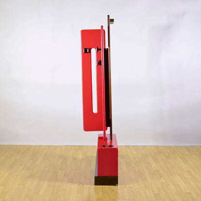 Appendiabiti Rosso Space Age Di Luigi Sormani Anni 70