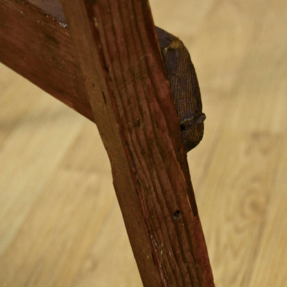 Scala Pieghevole In Legno Dolce Con Finiture In Ferro Primi 900