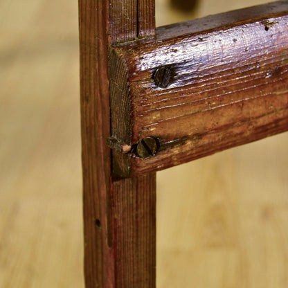 Scala Pieghevole In Legno Dolce Con Finiture In Ferro Primi 900
