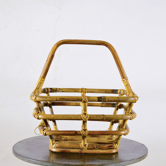 Cesta In Bambu E Rattan Francese Meta 900